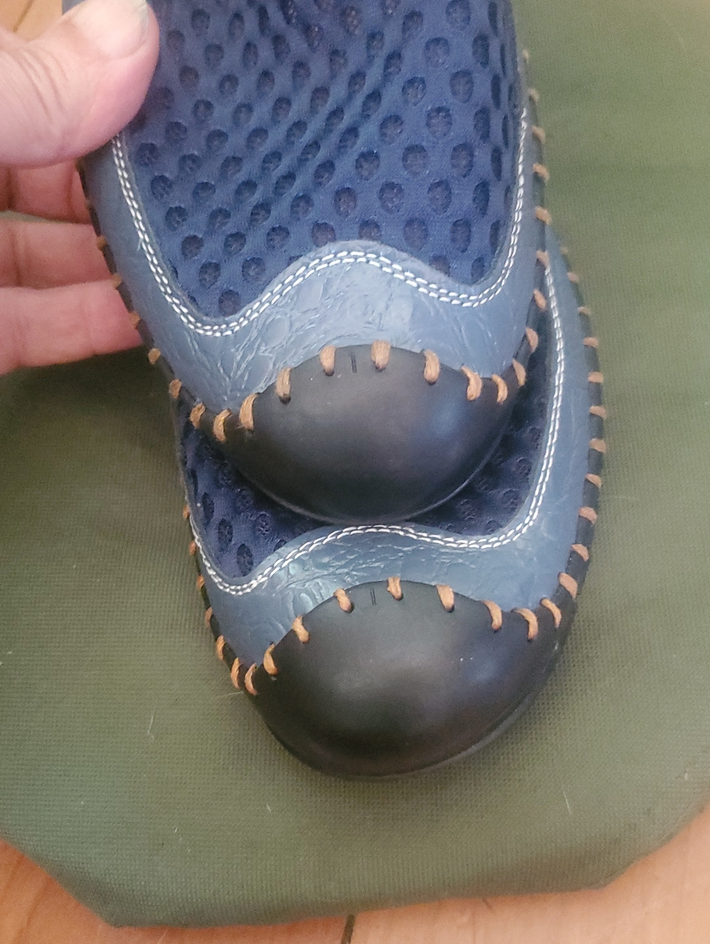 CLOHOO Blue Breathable Outdoorsy Shoes I Think Size 9 - Picture 7 of 9